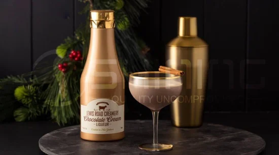 Алюминиевая бутылка для шоколадного ликера
