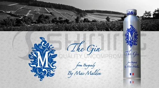 Алюминиевая бутылка для джина