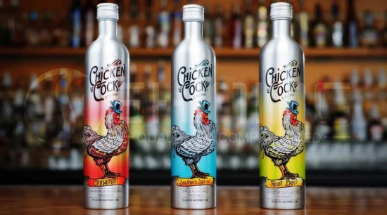 Алюминиевая бутылка для виски