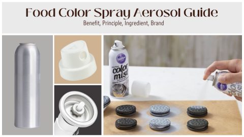 food color spray aerosol can